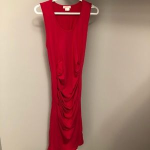 Ingrid and Isabel pink maternity dress